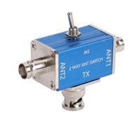 Tangxi Interruttore per Antenne a 2 Vie, Splitter per Antenne Manuale BNC | Capacità di 100 W per la Connessione di un Dispositivo di Conversazione Bidirezionale a Due Dispositivi con , Interfaccia
