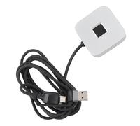 Tangxi Lettore di Impronte Digitali per Laptop Scanner Biometrico con Riconoscimento Rapido Touch USB a 360 Gradi per 10 11 Ciao, Chiave di Accesso per Impronte Digitali per Uomini D'affari (SILVER)