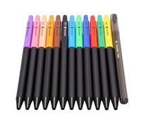 Tangxi Matite Colorate Meccaniche 12 Colori Design Ergonomico per Schizzi e Journaling, Ideali per Menti e Professionisti