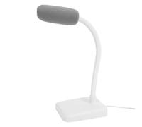 Tangxi Microfono per Computer da 3,5 Mm, Microfono da Tavolo a Collo di Cigno Plug-play per PC e Laptop, Flessibile con Silenziamento con un per Conferenze di Gioco