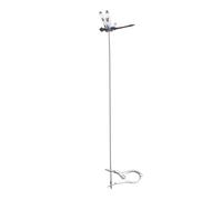Tangxi Morsetti per Libellule da Giardino per Spaventare le Mosche degli Uccelli, Confezione da 10 Paletti Decorativi per Esterni in Acciaio Inossidabile (BLACK)