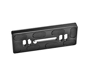 Tangxi Piastra a Sgancio Rapido Standard Internazionale per Fotocamere INDURO Lega Resistente Alla Corrosione Nera 3,94 * 1,5 * 0,39 Pollici per Fotocamera SLR (PU100)
