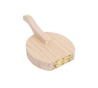 Tangxi Pressa per Tortilla in Legno con Impugnatura Ergonomica, Macchina Manuale per Roti Chapati per Impasto per Pizza Ai Burritos Fatto in Casa (Girare)