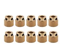 Tangxi Stampante 3D Parti 10PCS Estrusore in ottone Ruota 26/40 Ingranaggio di trasmissione dei denti per CR-10.CR-10S, S4, S5, Ender 3, Ender 3 Pro, MK7 MK8 Estrusore(40 denti)
