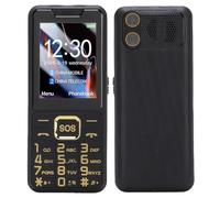 Tangxi Telefono per Anziani 4G, Display HD da 2,6 Pollici con Tecnologia Infrangibile Pulsanti Grandi Tasti SOS Annunci Vocali Torcia Elettrica, con Doppio Slot per Scheda SIM per (Black)