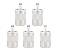 Tangxi UHF PL-259 Connettore testa alimentatore maschio Ottone nichelatura Confezione da 5 connettori cavo coassiale PL-259 per cavo coassiale RG8/RG214/RG213 9913/LMR400 a bassa perdita da 50 ohm