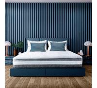 Materasso Matrimoniale Francese con Molle Insacchettate e Memory Foam 100% Made in Italy | 9 Zone Differenziate | 750 Molle | Altezza Reale 26 cm | Ortopedico, Anallergico, Sfoderabile (140 x 200)