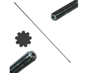 TANIASHOP Asta di Trasmissione Interna 9 Righe Ø8mm 153cm per decespugliatore a Scoppio Ricambio Asta di Trasmissione a 9 Denti per tagliaerba Tosaerba