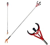 TANIASHOP Asta Pinza Raccogli Frutta da Giardino Raccoglitore Oggetti Rifiuti 'H 2MT' per Afferrare Oggetti Difficili da Raggiungere Leggero Raccoglitore Frutta da Albero per Arance, Limoni, Fichi