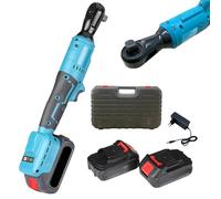 TANIASHOP Chiave a Cricchetto 26V 2AH con Doppia Batteria Reversibile Attacco da 1/2" 150-300NM 0 - 2800RPM