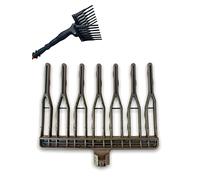 TANIASHOP Pettine di Ricambio scuotitore Olive raccogli Olive abbacchiatore scutiolive manina di Ricambio rastrello per abbacchiatore Elettrico a Batteria