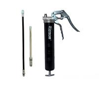 TANIASHOP Pompa Ingrassatore Manuale 500CC Pistola Grasso Ingrassatrice Pistol Grip Grease Gun Pistola Ingrassatore con Tubo Flessibile Prolunga in Metallo 5000-7000 PSI