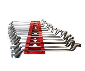 TANIASHOP Set Serie 12 Pezzi Chiavi a Stella Poligonali Doppio Anello da 6 a 32mm Curvate Chiave Combinata a Stella Chiave inglese