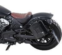 Tanica 4 litri Incl. supporto ritaglio sinistro nero per Indian Scout Bobber ...