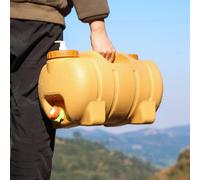 Tanica Acqua 20 L HDPE Tanica Acqua con Rubinetto Qualità Alimentare