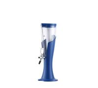 tanica acqua Beer Tower Dispenser for bevande da 1,5 litri con rubinetto e tubo del ghiaccio Dispenser for bevande for bar for feste Pub Ristoranti erogatore(Blauw,3L)