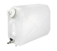 Tanica in plastica con rubinetto in metallo e dispenser porta sapone 25L Camion