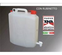 Tanica acqua con rubinetto taniche per alimenti vino birra olio aceto 10/20lt.