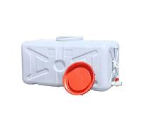 Tanica acqua Contenitore per acqua portatile con rubinetto Contenitore per acqua potabile per auto Contenitore per acqua in plastica con tappo a vite Emergenza da campeggio per interni o est(Size:25L)