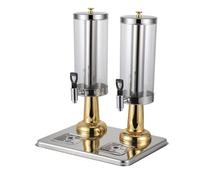 tanica acqua Dispenser for bevande commerciale con nucleo centrale di ghiaccio e vassoi antigoccia Dispenser for bevande fredde in acciaio inossidabile erogatore(Gold)