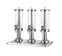 tanica acqua Dispenser for bevande con supporto Dispenser for bevande commerciale tutto in uno da 9 litri con vaschetta raccogligocce in acciaio inossidabile con nucleo di ghiaccio erogatore