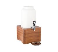 tanica acqua Dispenser for bevande da 2 pezzi con rubinetto Dispenser for bevande con supporto Perfetto for feste e matrimoni Brocca for limonata erogatore(Ceramics)