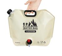 Tanica acqua pieghevole 8 L con rubinetto - Contenitore acqua portatile Gra¢o alimentare PE/PA/PET, borsa portaoggetti riutilizzabile campeggio escursionismo pic-nic barbecue, valvola facile grande