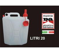 Tanica acqua plastica canestro olio vino per uso alimentare trasporto liquidi