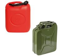 TANICA BENZINA CARBURANTE OMOLOGATA METALLO PLASTICA 5 10 20 LITRI CON BECCUCCIO
