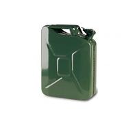 Tanica Benzina in metallo Colore Verde 20 Litri per Jeep Suv Furgoni Omologata