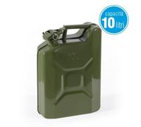 Tanica benzina in Metallo militare per trasporto carburante Omologata 5 10 20 LT