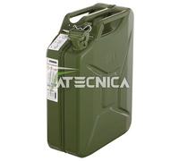 Tanica Benzina in Metallo 20 Litri FERVI Omologata Diesel con Beccuccio 0189/20C