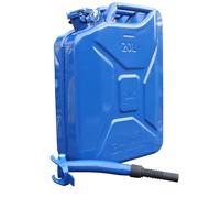 Tanica Benzina Tanica Diesel Tanica Carburante 20 L Metallo + Beccuccio Supporto