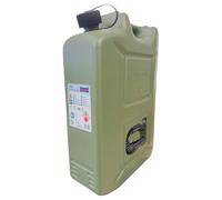 Tanica carburante 20 litri in platica verde con beccuccio travasatore - Hunersdo