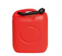 Tanica in plastica rossa da 20 lt