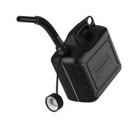 Tanica benzina nera 5 litri UN Hd-pe - compatibile qualità tedesca E10...