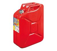 Premium, tanica carburante in metallo auto camper jeep camion - 20 litri - Rosso