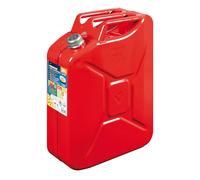 TANICA CARBURANTE IN METALLO ROSSO PER GASOLIO PER AUTO CAMION 20LT TAPPO A VITE