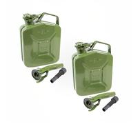 Tanica Carburante Tanica Benzina Tanica Diesel 2x 5 Litro Ausgieß Verde Oliva