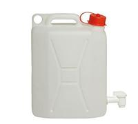 TANICA CON RUBINETTO IN PLASTICA FUSTO PER VINO ACQUA OLIO ALIMENTI 10 LT