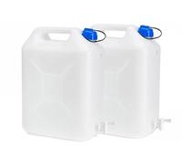 Tanica da 20 l d'acqua senza BPA | Tanica d'acqua con rubinetto e coperchio a vite | Tanica per acqua in plastica per campeggio, escursionismo, pesca, picnic, rifornimento di emergenza e barbecue (2)