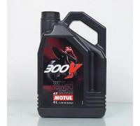Tanica da 4 litri di olio Motul 15W50 300V 4T 100% Sintesi per