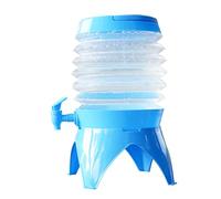 Tanica d'acqua per esterni, 5,5 l, dispenser per bevande, pieghevole, contenitore per acqua, portatile, con rubinetto per viaggi, campeggio, picnic, festival, giardino, avventure