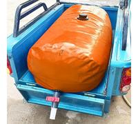 Tanica dell'Acqua Trasportabile Contenitore per Acqua Pieghevole Serbatoio della vescica dell'Acqua del PVC, Grande Serbatoio Sacchetto d'Acqua di stoccaggio(240L/63Gal/1x0.7x0.35 m)