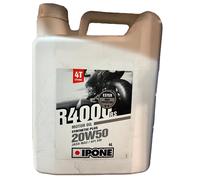 Tanica Di 4 Litro D Olio IPONE R4000 Rs 20W50 Motore 4T Motocicletta Quad Yamaha