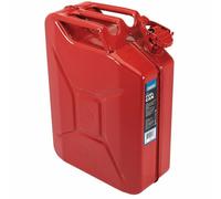 Tanica Di Carburante IN Acciaio Draper-Rojo 20l per Moto Ricambi Ciclomotore
