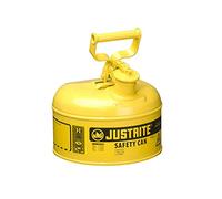 Tanica di sicurezza in acciaio di tipo I con manico girevole, 4 l, giallo