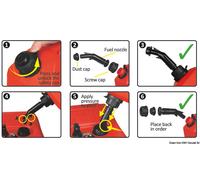 Tanica Heavy Duty con bocchello evoluto 5 l Osculati 18.360.05