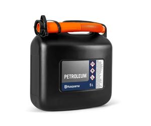 Tanica Husqvarna per carburante, benzina, miscela e oli, 5LT con beccucio flessibile
