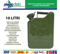 Tanica In Lamiera Per Carburanti E Liquidi Infiammabili Vari LT